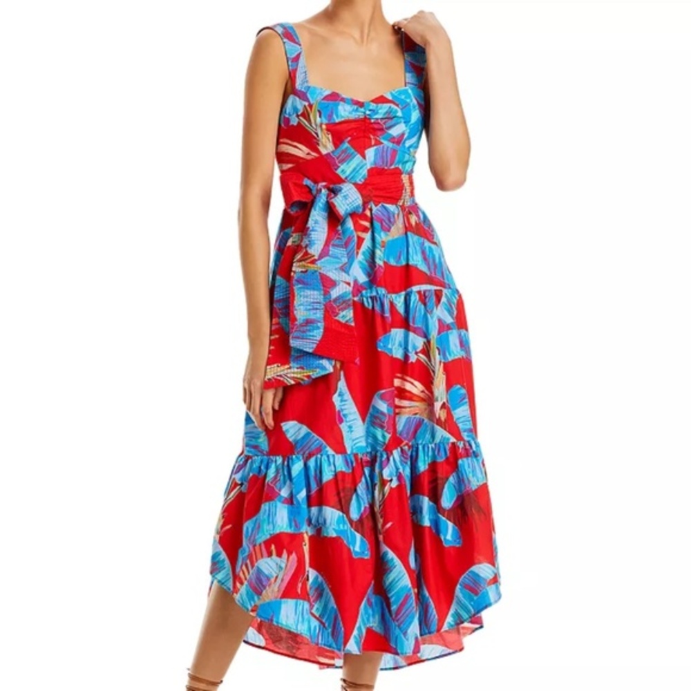 Farm‎ Rio - Rio Sweet Jungle Cotton Midi Dress